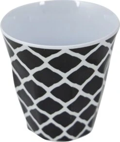 Bo-Camp Servies - Mix & Match - 16 Delig - Zwart/Wit -Kampeer Verkoop 1019x1200 1