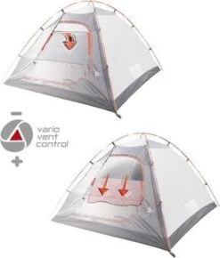 High Peak Kira 3.0 Koepeltent Nimbus - Nimbus Grijs - 3 Persoons -Kampeer Verkoop 1021x1200