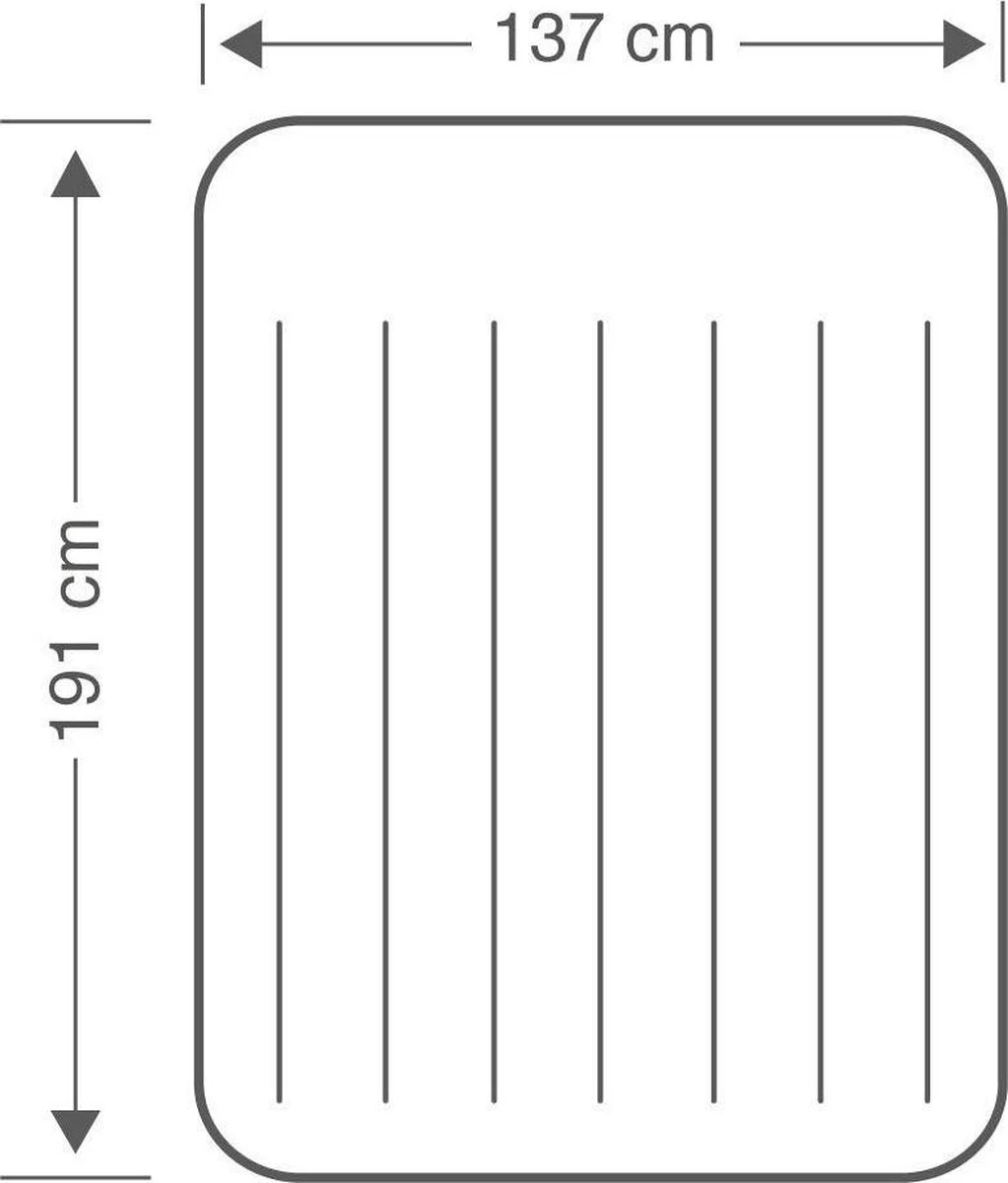 Intex Pillow Rest Classic Full Luchtbed - 2-persoons - 191x137x23 Cm 5 Intex Pillow Rest Classic Full Luchtbed - 2-persoons - 191x137x23 Cm - Image 5
