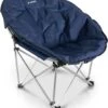 Navaris Klapstoel Met Draagtas - Campingstoel - Draagbare Stoel Voor Kamperen, Festivals En Vissen - Strandstoel - Inklapbaar - Donkerblauw