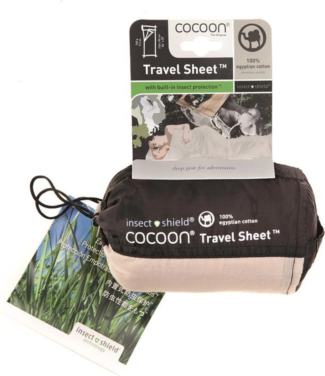 Cocoon TravelSheet - Lakenzak - Egyptisch Katoen - Beige 6 Cocoon TravelSheet - Lakenzak - Egyptisch Katoen - Beige - Image 6