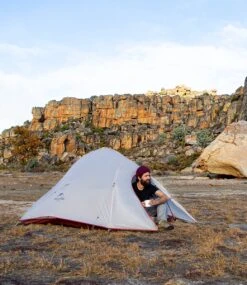 Cloud Up 3 Upgraded - Naturehike® - Tent 3 Persoons - Lichtgewicht Tent - Incl. Grondzeil - 20D 4000MM - Outdoor Kampeertent - Waterdicht - Hiking & Wandelen -Kampeer Verkoop 1040x1200