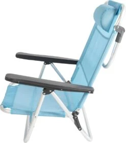 Bo-Camp Beach Chair - Monaco - Aluminium - Blauw -Kampeer Verkoop 1057x1200 1