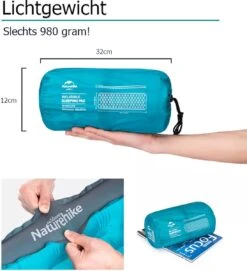 Naturehike® 3D Luchtmatras Premium - Comfortabel R-waarde 2.0 - Extra Dikke Slaapmat - Luchtbed Kamperen - Opblaasbaar Matras - Lichtgewicht - Outdoor - Camping -Kampeer Verkoop 1095x1200