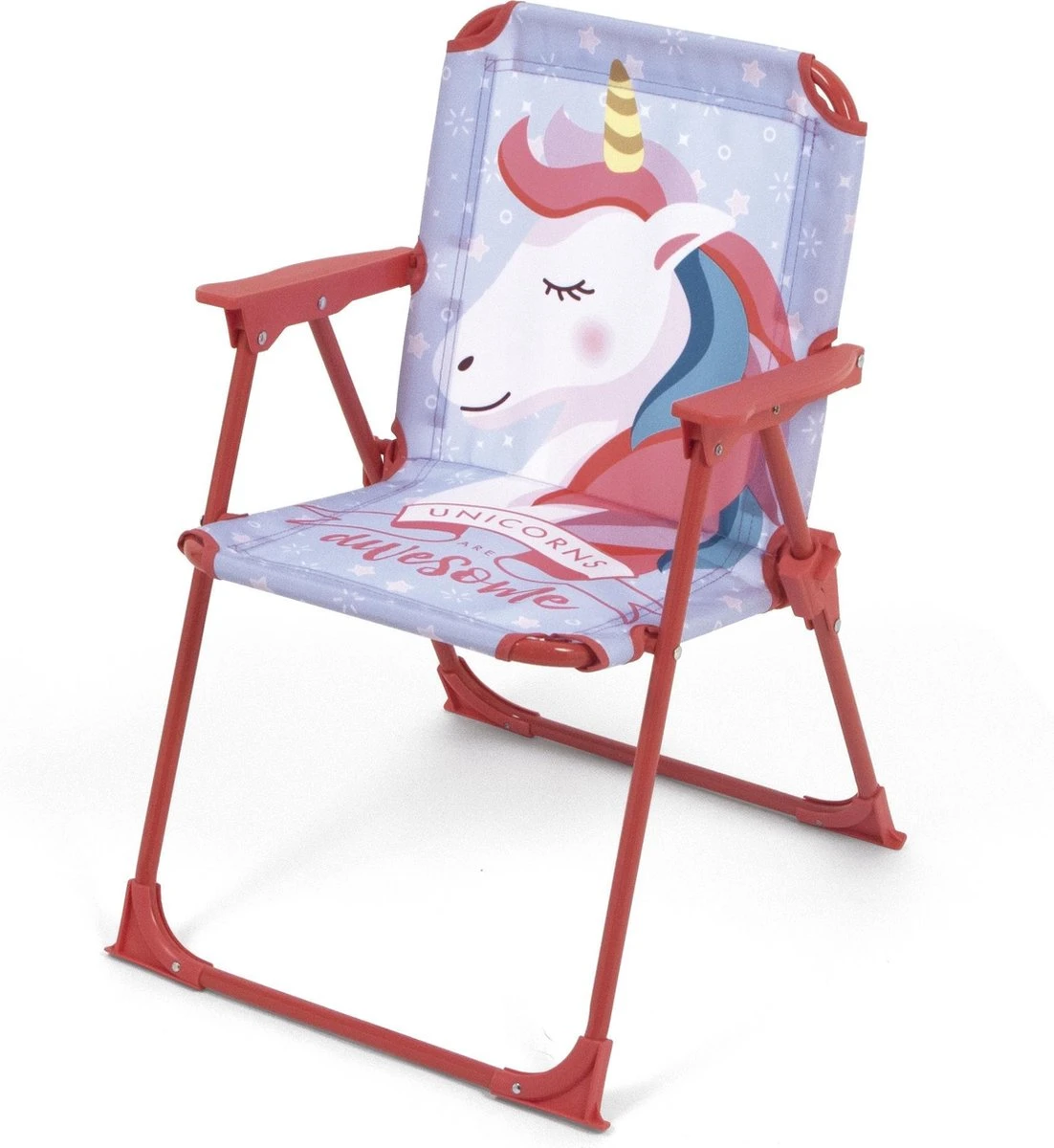 Arditex Klapstoel Unicorn Junior 53 Cm Polyester Roze/blauw 2 Arditex Klapstoel Unicorn Junior 53 Cm Polyester Roze/blauw - Image 2