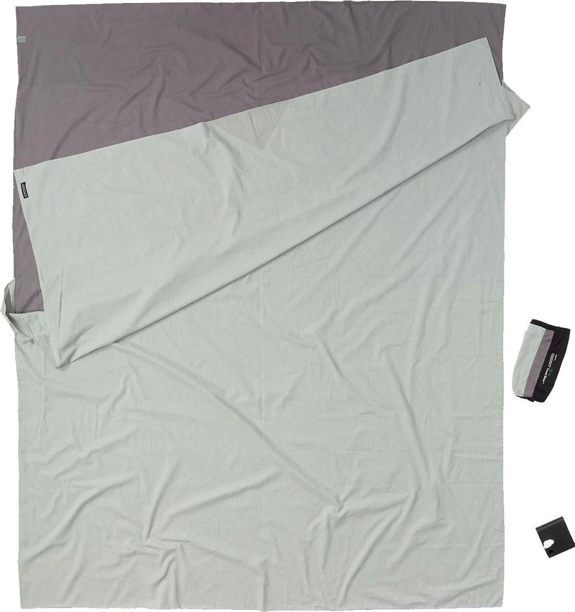 Cocoon TravelSheet - Lakenzak - Egyptisch Katoen - Khaki 1 Cocoon TravelSheet - Lakenzak - Egyptisch Katoen - Khaki