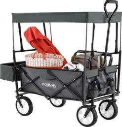 Monzana Bolderkar Opvouwbaar - 100 Liter - Met Afneembaar Dak Grijs -Kampeer Verkoop 1148x1200 8