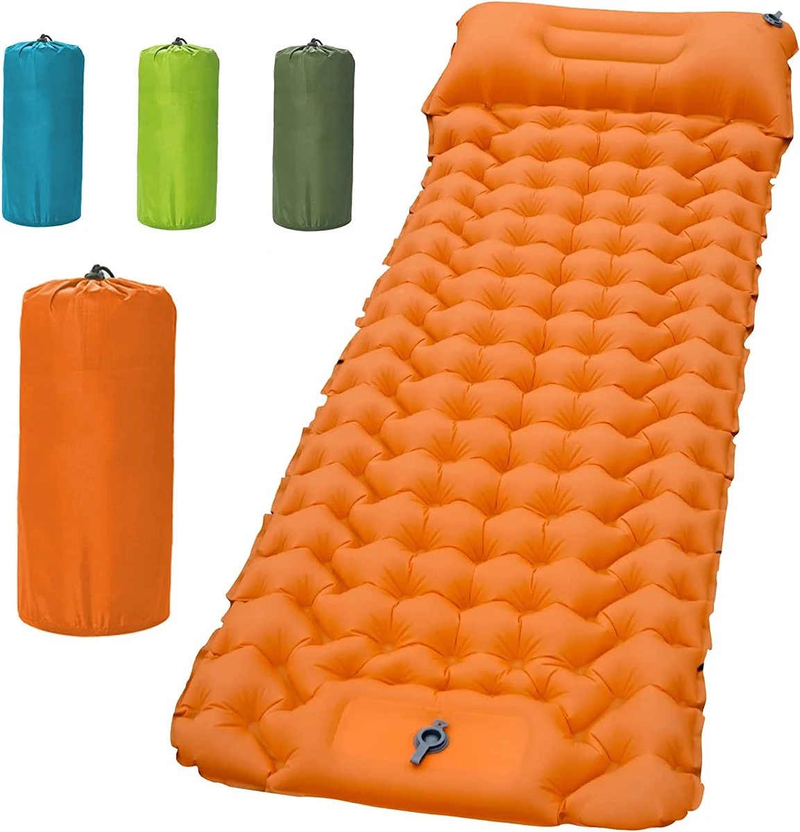 LVNRIDS Isomat, Zelfopblazend, Ultralicht, Luchtmatras, Camping, Zelfopblaasbaar, Opblaasbaar Matras, 3,9 Inch Dik, Met Voetperspomp En Kussen, Voor Camping, Reizen, Outdoor, Wandelen, Strand, Oranje 1 LVNRIDS Isomat, Zelfopblazend, Ultralicht, Luchtmatras, Camping, Zelfopblaasbaar, Opblaasbaar Matras, 3,9 Inch Dik, Met Voetperspomp En Kussen, Voor Camping, Reizen, Outdoor, Wandelen, Strand, Oranje