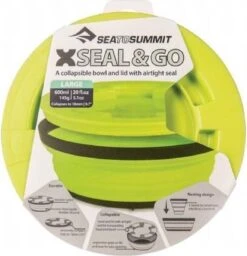 Sea To Summit X-Seal & Go Campingservies Inklapbaar - Schaal - Large - Lime -Kampeer Verkoop 1157x1200 1