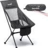Skandika Campingstoel Compact – Campingstoelen - Campingstoel Tot 150 Kg Belastbaar - Kampeerstoel, Visstoel, Kleine Pakmaat, Opvouwbaar, Stabiel, Licht, Comfortabel Gepolsterd – Draagtas Meegeleverd - Vouwstoel – Zwart -Kampeer Verkoop 1167x1200 2