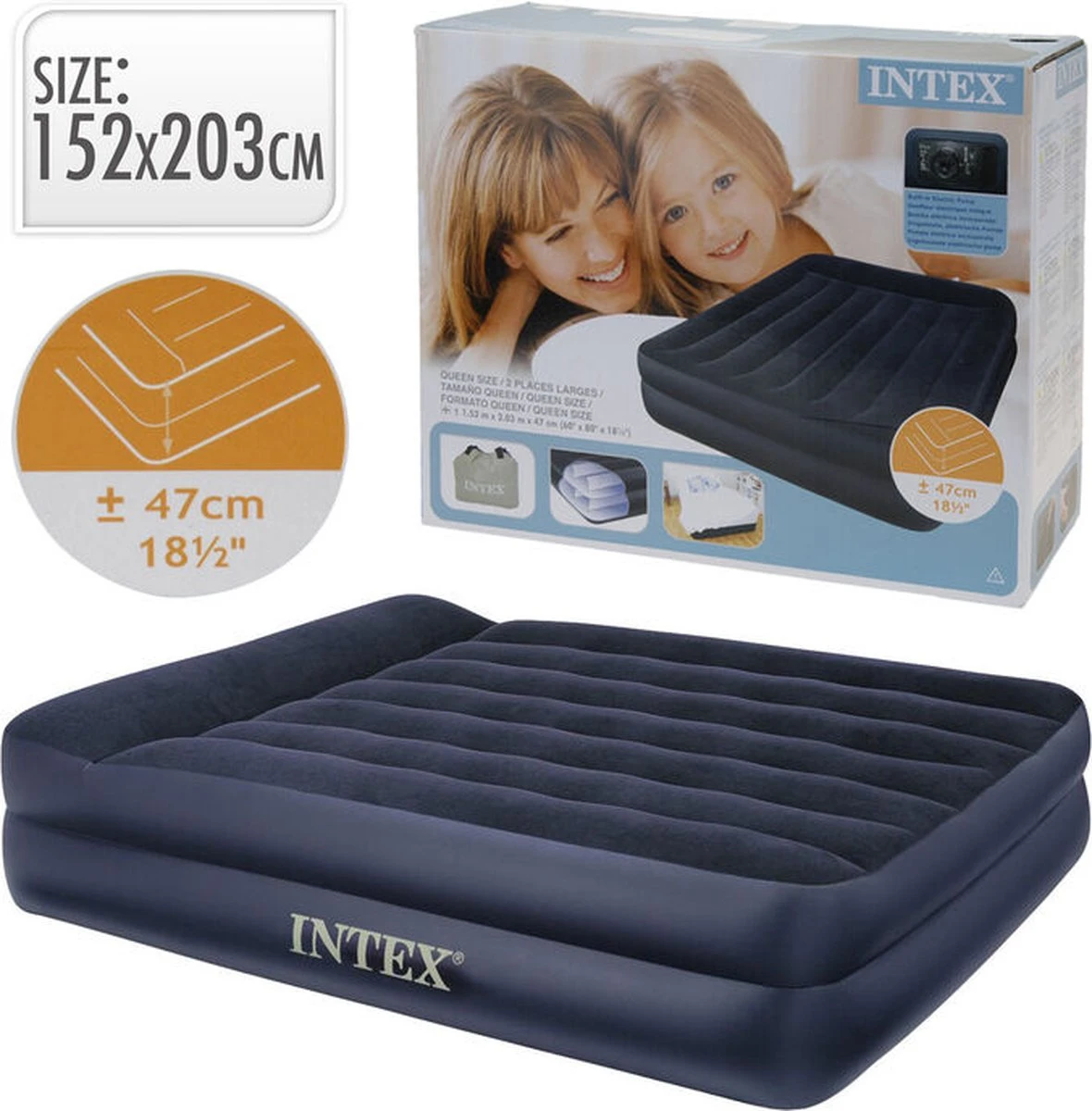Intex Luchtbed - 2 Persoons - 203x152x42cm 13 Intex Luchtbed - 2 Persoons - 203x152x42cm - Image 13