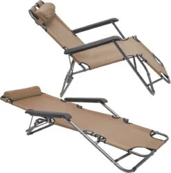 Ligstoel Opvouwbaar 155x60cm - Lichte Ligbed Relaxstoel Tuinstoel Campingstoel Strandstoel -Kampeer Verkoop 1186x1200 4