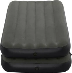 Bestway 3-in-1 Luchtbed - Connect - Zwart - 188x99cm - PVC/Polyester - Single, Double Single En Twin Opblaasbed - Tritech Materiaal - I-Beam Constructie -Kampeer Verkoop 1187x1200 2