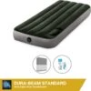 Intex Luchtbed - 1-Persoons - 76 X 191 X 25 Cm - Groen - Met Ingebouwde Voetpomp + Hoeslaken Antraciet + Reparatieset -Kampeer Verkoop 1195x1200 7