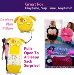 Draak Slaapzak -160 Cms | Kinderslaapzak | Slaapzak Junior | Nappers | Children Sleeping Bag | Kinderen Slaapzak | Super Soft 2 In 1 Fun Pillow &Sleepy For Boys | Draak Slaapzak | Zachte Slaapzak | Knuffel Slaapzak | 2 In 1 Slaapzak | Kinderen -Kampeer Verkoop 1197x1200 3