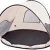 Deryan Luxe Pop Up Strandtent - Anti-UV 50+ - Cream -Kampeer Verkoop 1200x1009