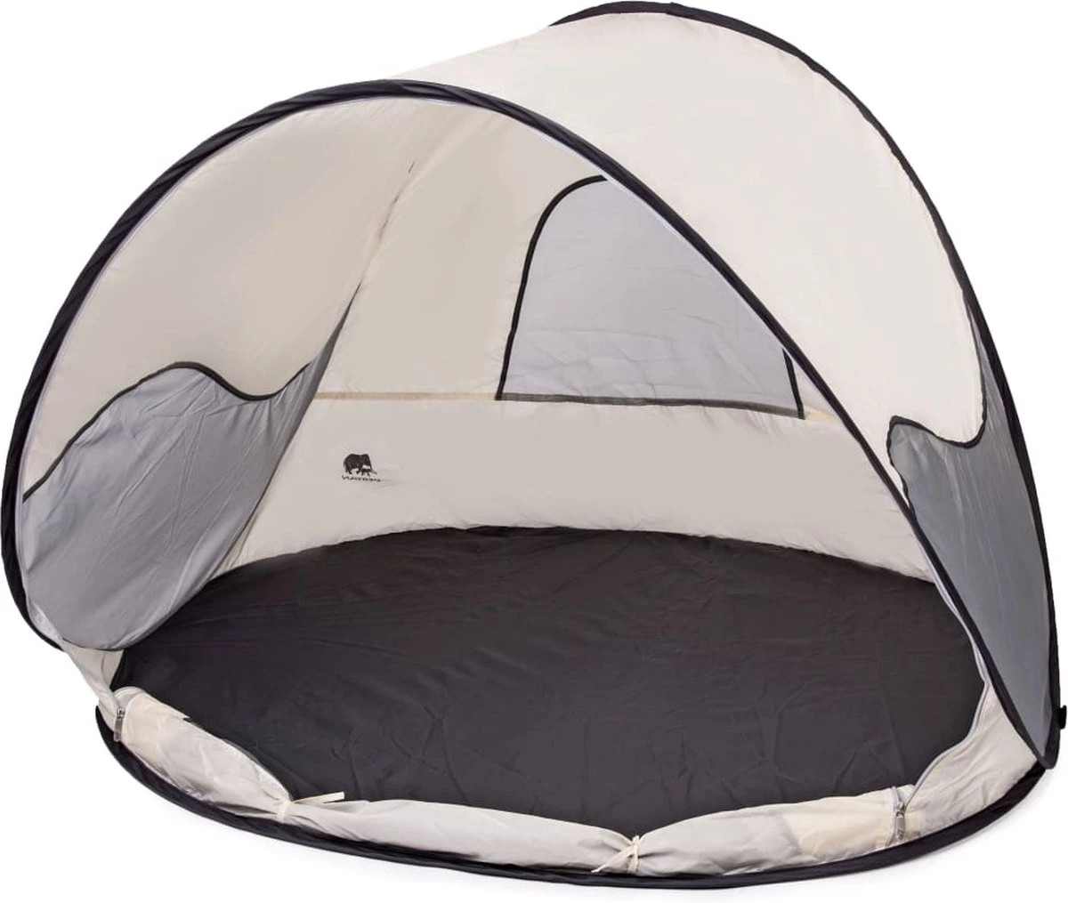 Deryan Luxe Pop Up Strandtent - Anti-UV 50+ - Cream 10 Deryan Luxe Pop Up Strandtent - Anti-UV 50+ - Cream - Image 10