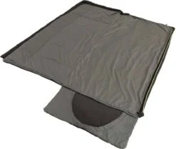 Outwell Slaapzak Contour Rits Links Zwart -Kampeer Verkoop 1200x1017