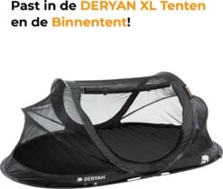 Deryan Cocoon Pop Up Tent - Luchtbed - Luchtpomp - 4 Persoons - Zilver -Kampeer Verkoop 1200x1021 1
