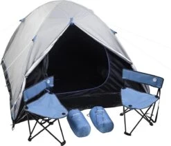 MaxxSport Camping Set - 2 Persoons - Tent + Slaapzakken + Campingstoelen - 200x190x120cm -Kampeer Verkoop 1200x1032 1