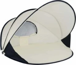 Deryan Luxe Pop Up Strandtent XXL - Anti-UV 50+ - Cream -Kampeer Verkoop 1200x1034