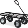 Relaxdays Bolderkar Tuin - Platte Tuinwagen - Luchtbanden - 200 Kg - Transportkar - Staal -Kampeer Verkoop 1200x1053 4