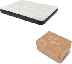 Orange85 Luchtbed - Tweepersoons - Met Reparatieset - Zwart - Grijs -Kampeer Verkoop 1200x1059 3