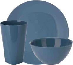 Serviesset 24-delig - Kunststof - Petrol - 8 Personen -Kampeer Verkoop 1200x1066 2