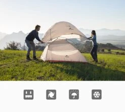 Cloud Up 3 Upgraded - Naturehike® - Tent 3 Persoons - Lichtgewicht Tent - Incl. Grondzeil - 20D 4000MM - Outdoor Kampeertent - Waterdicht - Hiking & Wandelen -Kampeer Verkoop 1200x1080 1