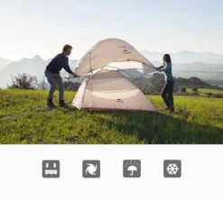 Cloud Up 1 Upgraded - Naturehike® - 1 Persoons Tent - Lichtgewicht Tent - Incl. Grondzeil - 210T 3000mm - Outdoor - Waterdicht - Hiking & Wandelen -Kampeer Verkoop 1200x1080