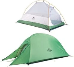 Cloud Up 1 Upgraded - Naturehike® - 1 Persoons Tent - Lichtgewicht Tent - Incl. Grondzeil - 210T 3000mm - Outdoor - Waterdicht - Hiking & Wandelen -Kampeer Verkoop 1200x1088