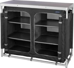 Campart Campingkeuken KI-0734 - Campingkast Groot - 4 Verstelbare Poten - Opvouwbaar En Lichtgewicht - Inclusief Opbergtas - Grijs -Kampeer Verkoop 1200x1105 4