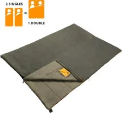 Dutch Mountains Slaapzak Vlieland XL - Grote Katoenen 210 X 80cm Lichtgewicht - Incl. Tasje En Tochtstrip -Comfortzone: 5-8 Graden- -Kampeer Verkoop 1200x1116 1