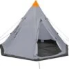 VidaXL Tent 4-persoons Grijs -Kampeer Verkoop 1200x1116