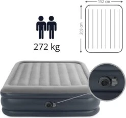 Intex Deluxe Pillow Rest Raised Luchtbed - 2-persoons - 203x152x42 Cm -Kampeer Verkoop 1200x1116 2
