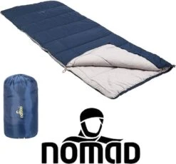 NOMAD® Brisbane Slaapzak | 205x80cm Blauw | Lichtgewicht & Kwalitatief | Dekenmodel Slaapzak | Incl Hoes -Kampeer Verkoop 1200x1118 2