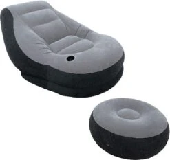 Intex Lounge Stoel - Ultra Lounge - Opblaasbaar - Grijs/zwart -Kampeer Verkoop 1200x1132 4