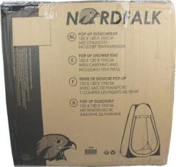 NordFalk Douchetent Pop-up 190 Cm - Camping Douche - Omkleedtent - Incl. Tentharingen En Draagtas - Groen -Kampeer Verkoop 1200x1135