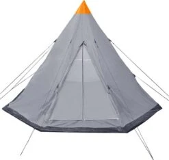 VidaXL Tent 4-persoons Grijs -Kampeer Verkoop 1200x1137