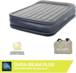 Intex Deluxe Pillow Rest Raised Luchtbed - 2-persoons - 203x152x42 Cm -Kampeer Verkoop 1200x1149 4