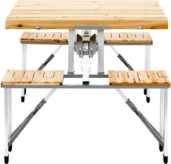 CAMPZ Fir Wood Picknicktafel, Bruin/grijs -Kampeer Verkoop 1200x1158 2