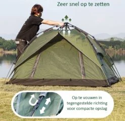 Sens Design Pop Up Tent - Tent - 2-3 Personen -Kampeer Verkoop 1200x1161