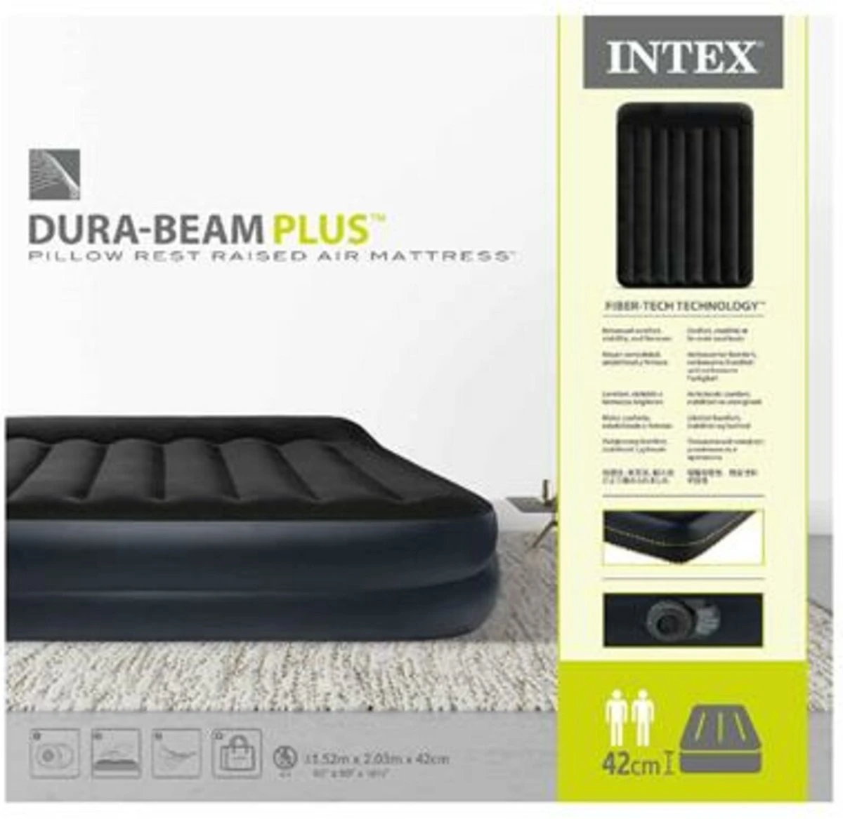 Intex Luchtbed - 2 Persoons - 203x152x42cm 9 Intex Luchtbed - 2 Persoons - 203x152x42cm - Image 9