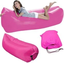 Air Lounger - Lucht Lounger Sofa Matras Roze- Zwembad- Strand- Luchtbed Airlounger -Kampeer Verkoop 1200x1171 6