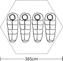 VidaXL Tent 4-persoons Grijs -Kampeer Verkoop 1200x1174