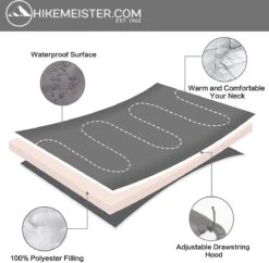 Meisterhome® Mummy Slaapzak - Kamperen - Antraciet - Ca. 220 X 75 Cm - Incl. Draagtas -Kampeer Verkoop 1200x1176