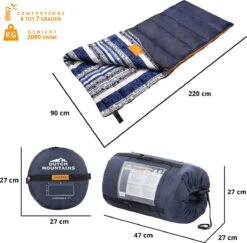 Dutch Mountains Slaapzak Goeree XL - Extra Groot 220x90cm - Katoenen Binnenkant - Aanritsbaar - Tochtstrip En Compressiehoes 11 Dutch Mountains Slaapzak Goeree XL - Extra Groot 220x90cm - Katoenen Binnenkant - Aanritsbaar - Tochtstrip En Compressiehoes -Kampeer Verkoop 1200x1182 7