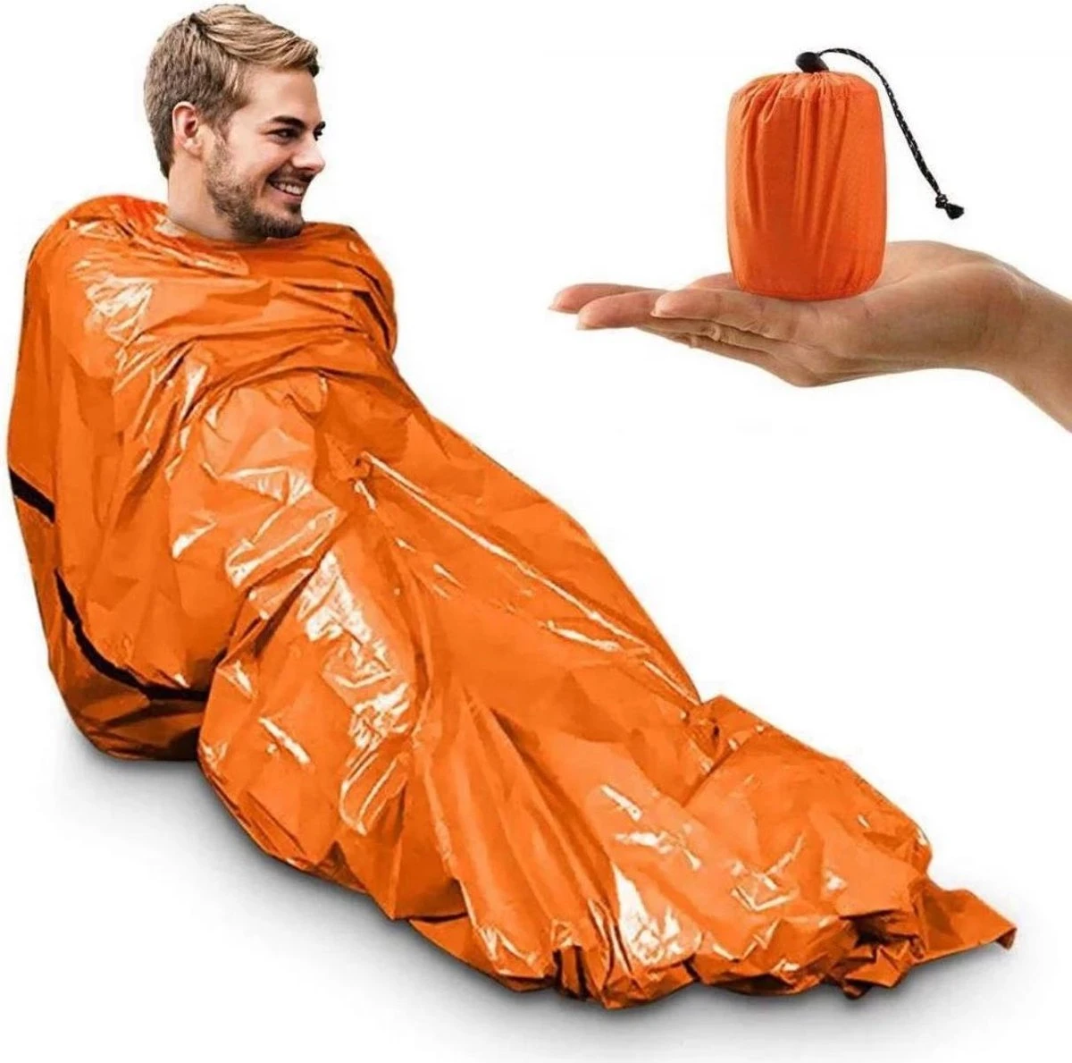 REPUS Nood Slaapzak | Life Bivy | Travel Safe |Lichtgewicht Slaapzak | Bivakzak | Extreme Light |Camperen | Outdoor | Camping | Musthave |Slaapzak | Wandelen | Tent | Reizen | Roadtrip | 9 REPUS Nood Slaapzak | Life Bivy | Travel Safe |Lichtgewicht Slaapzak | Bivakzak | Extreme Light |Camperen | Outdoor | Camping | Musthave |Slaapzak | Wandelen | Tent | Reizen | Roadtrip | - Image 9