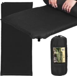 Springos Slaapmat | Zelfopblazend | 180 Cm | Inclusief Hoes | Zwart -Kampeer Verkoop 1200x1190 5