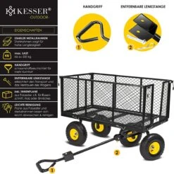 Exxen KESSER® Bolderkar, 550 Kg Belastbaar, Tuinwagen, Transportwagen, Tuinwagen, Uitneembaar Zeil, Gereedschapswagen, Handwagen, Veelzijdig Inzetbaar, Zwart 11 Exxen KESSER® Bolderkar, 550 Kg Belastbaar, Tuinwagen, Transportwagen, Tuinwagen, Uitneembaar Zeil, Gereedschapswagen, Handwagen, Veelzijdig Inzetbaar, Zwart -Kampeer Verkoop 1200x1194 3